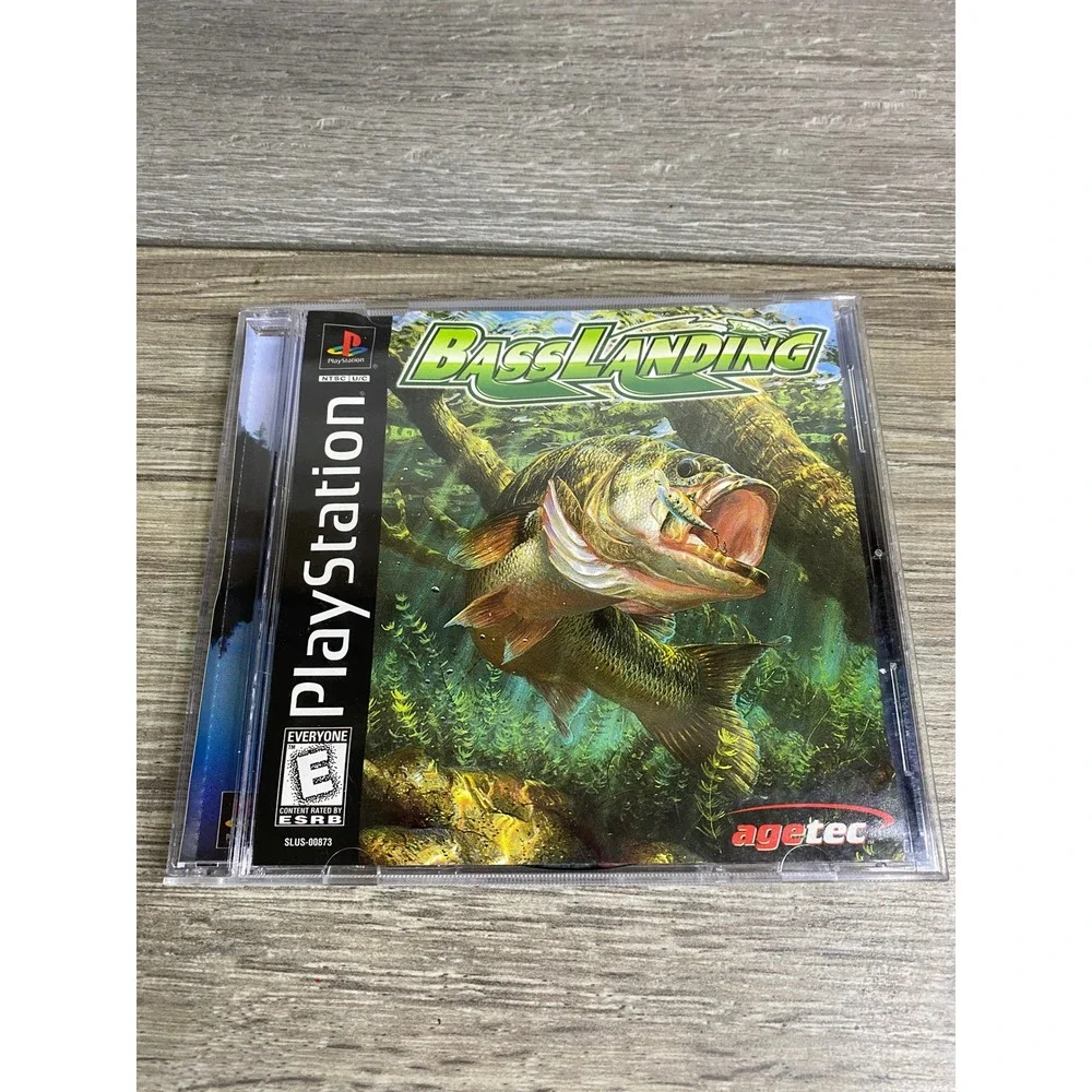 Bass Landing Sony PlayStation PS1 1999 Fishing Simulation Game No manual